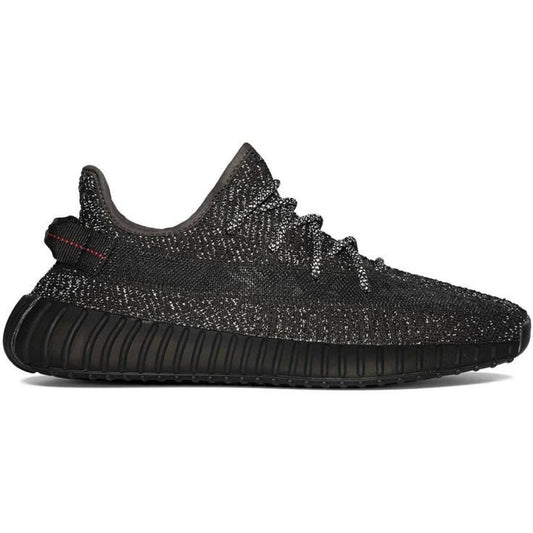 yeezy 350 black reflective